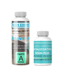 Resina Epossidica Trasparente RESIN + con Filtro Anti UV...