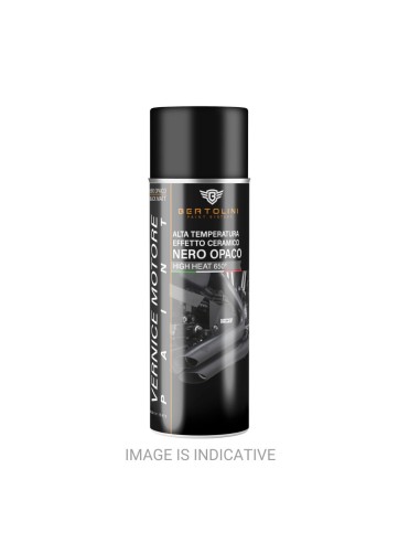 Vernice Spray Alta Temperatura Nero Opaco Ceramico 650° - 400ml