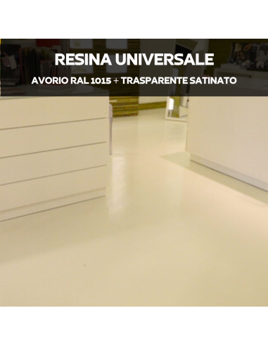 Resina Pavimenti Avorio Opaco Ral 1015 Garage...