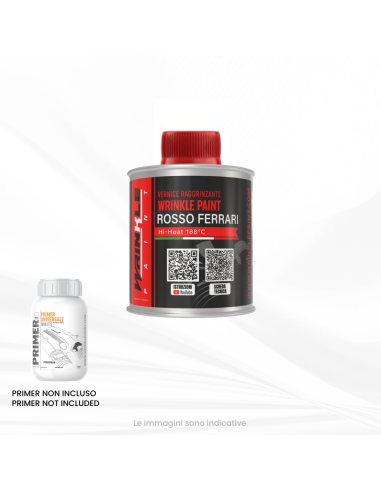 Vernice Raggrinzante Rosso Ferrari Alta Temperatura Motore - 250gr