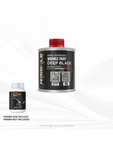 Vernice Raggrinzante Nero Profondo Harley Davidson Alta Temperatura Motore - 250gr