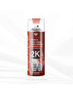 Rosso lucido Spray 2K - Vernice Spray Pinze E Motore Alta... 2