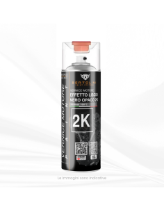 NERO OPACO 2K - Vernice Motore Alta Temperatura Spray -...