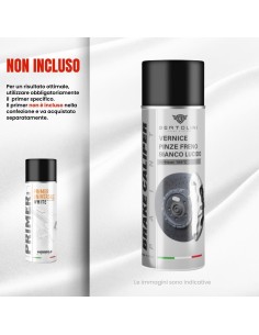 Bianco Lucido - Vernice Spray Pinze Freno Alta... 2
