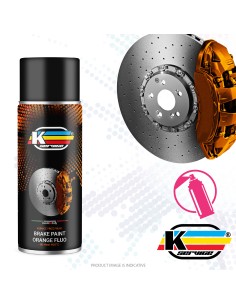 Arancio Fluorescente 1K - Vernice Spray Pinze Freno Alta...