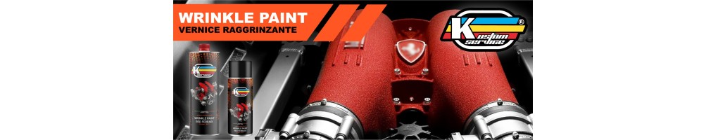Vernice Raggrinzante Spray motore alta temperatura per auto e moto