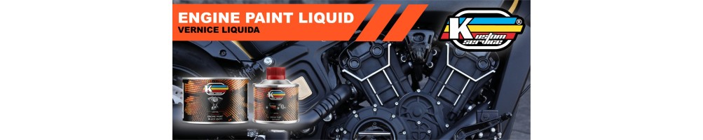 Vernice motore liquida 2k professionale alta temperatura auto e moto